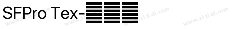 SFPro Tex字体转换